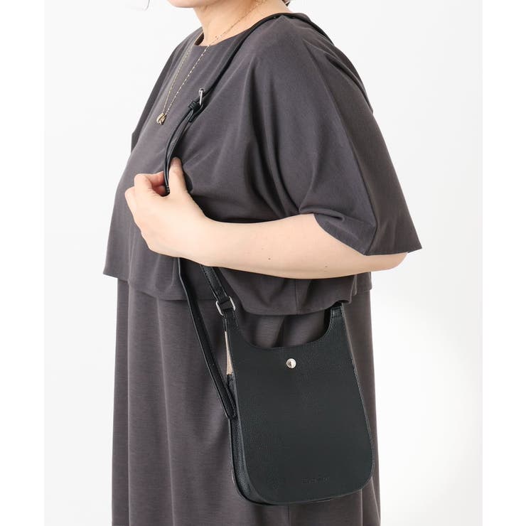 ブラック(94) | コンパクトデザインショルダーバッグ | eur3