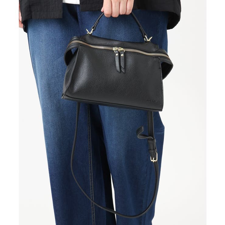 ブラック(94) | 【2WAY】ジップデザインハンドバッグ | eur3