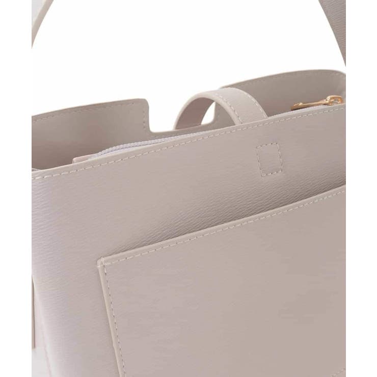 フェイクレザーワンハンドルスクエアバッグ | eur3 | 詳細画像10 