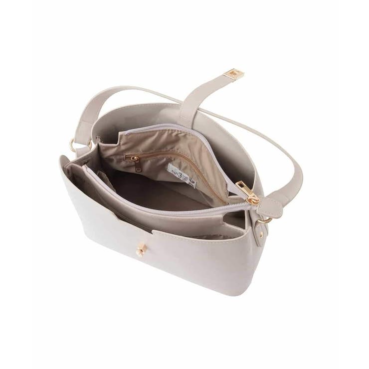 フェイクレザーワンハンドルスクエアバッグ | eur3 | 詳細画像13 