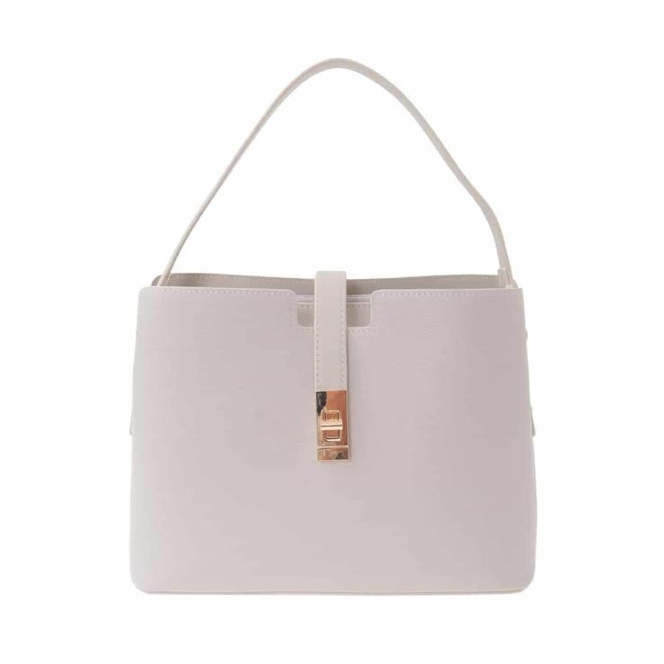 フェイクレザーワンハンドルスクエアバッグ | eur3 | 詳細画像4 