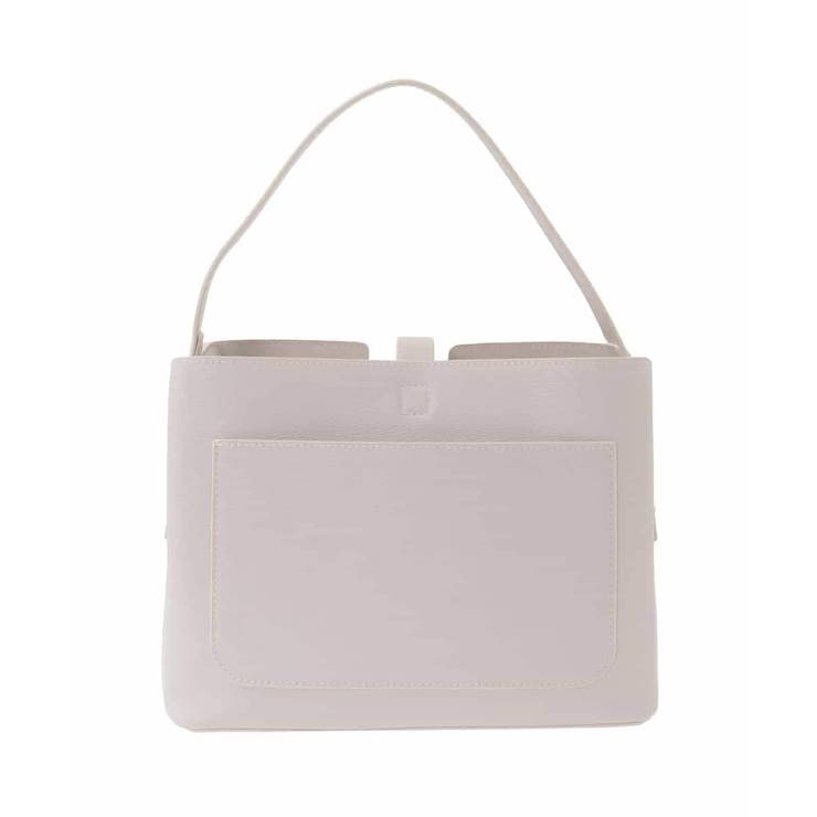 フェイクレザーワンハンドルスクエアバッグ | eur3 | 詳細画像6 