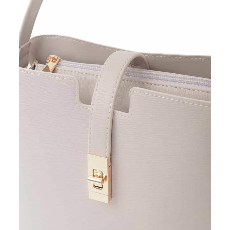 フェイクレザーワンハンドルスクエアバッグ | eur3 | 詳細画像9 