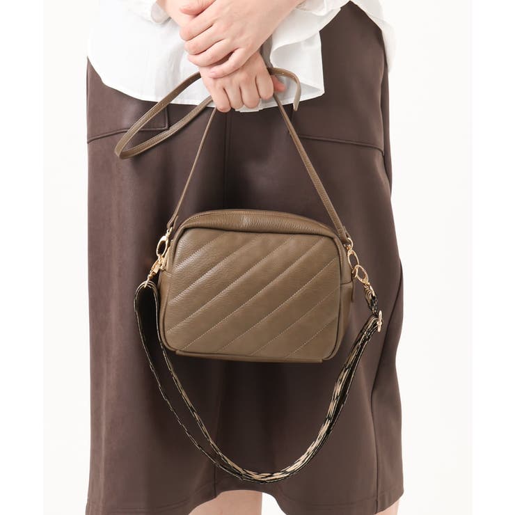 ステッチスクエアショルダーバッグ | eur3 | 詳細画像2 