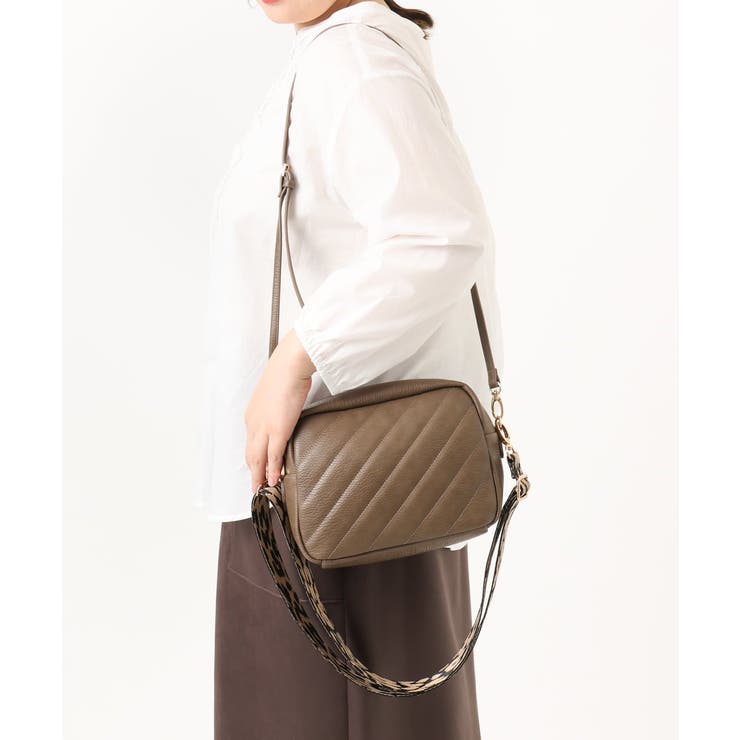 ステッチスクエアショルダーバッグ | eur3 | 詳細画像3 