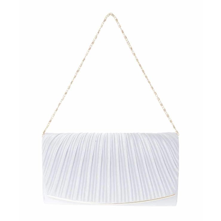 ライトグレー | 【2WAY】プリーツデザインクラッチバッグ | eur3