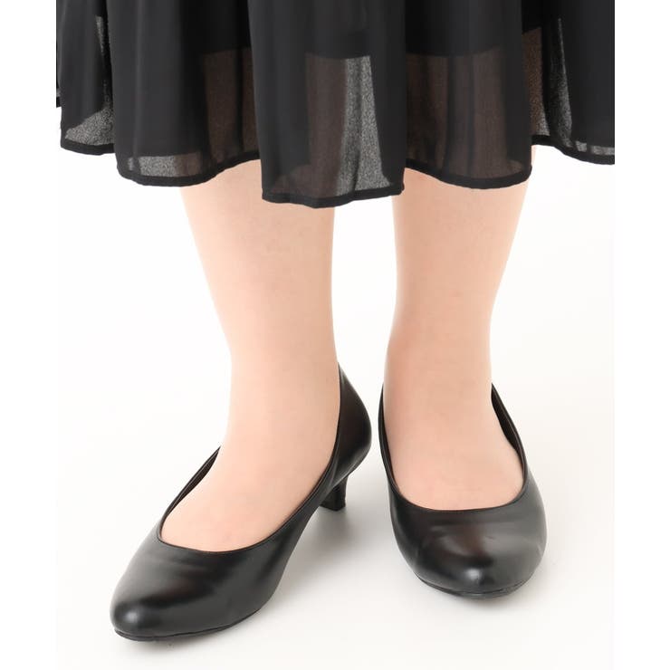 【幅広さんOK！ワイズ3E】ベーシックデザインパンプス | eur3 | 詳細画像10 