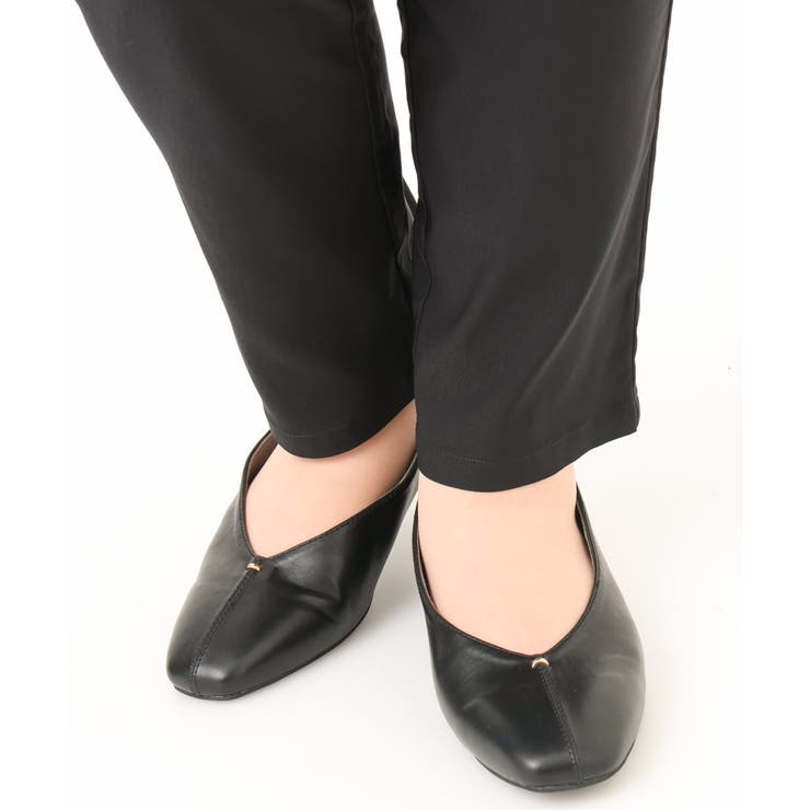 ブラック(94) | Vカットデザインパンプス | eur3
