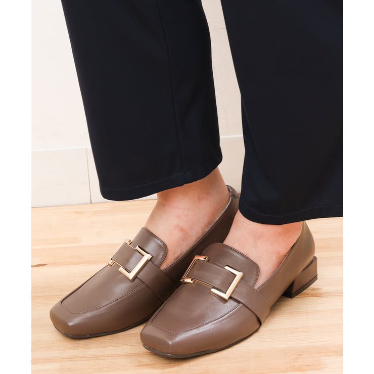 【幅広さんOK！ワイズ4E】la farfaシューズコラボ！スクエアオーナメント… | eur3 | 詳細画像2 