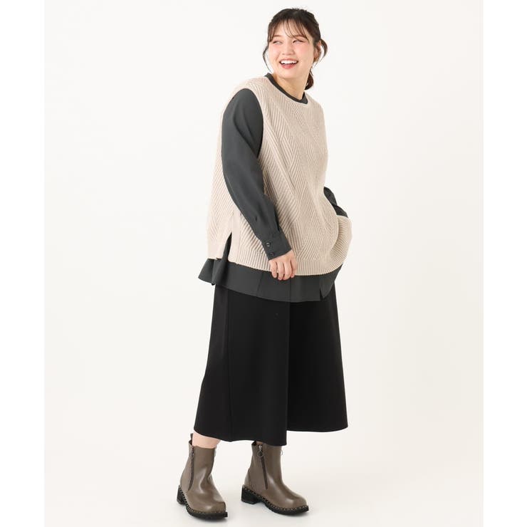 【la farfaコラボ】リブジョイントスタッズブーツ | eur3 | 詳細画像12 