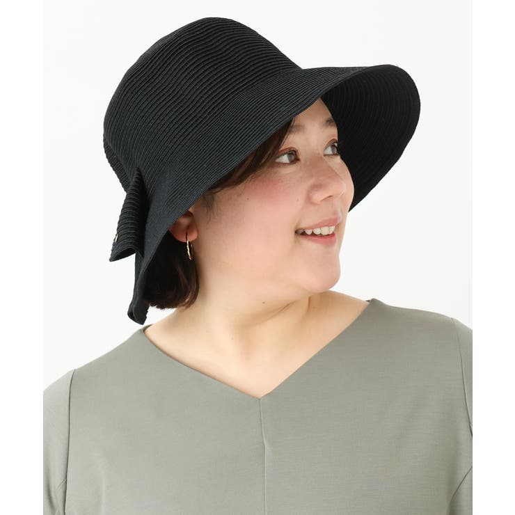 バックリボンスリット麦わらハット | eur3 | 詳細画像14 