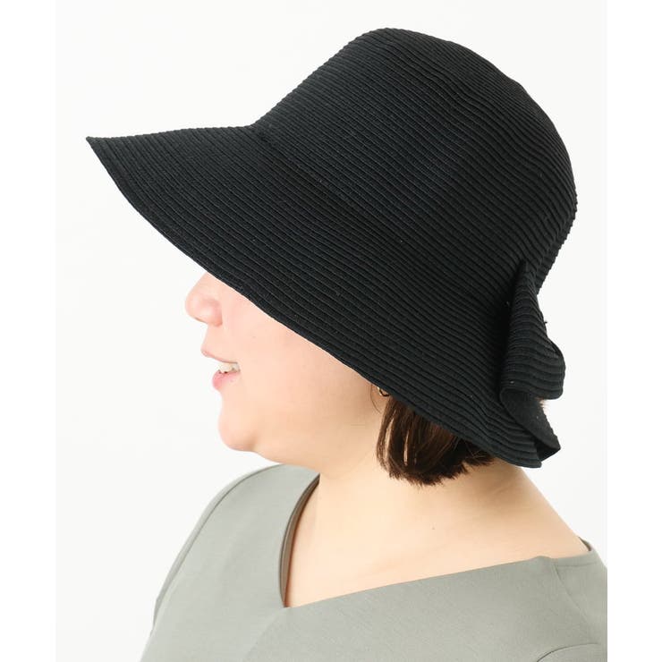 バックリボンスリット麦わらハット | eur3 | 詳細画像15 