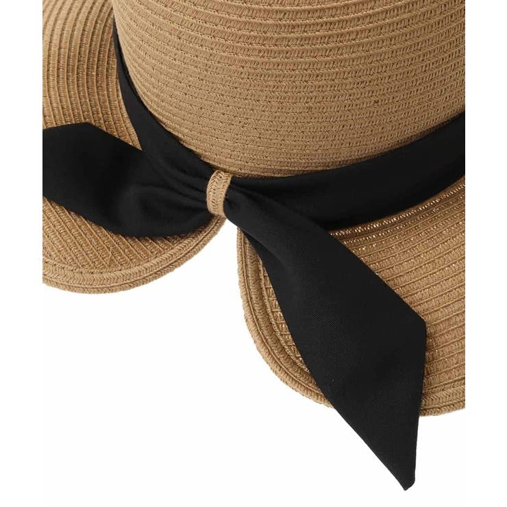 配色リボンスリット麦わらハット | eur3 | 詳細画像10 