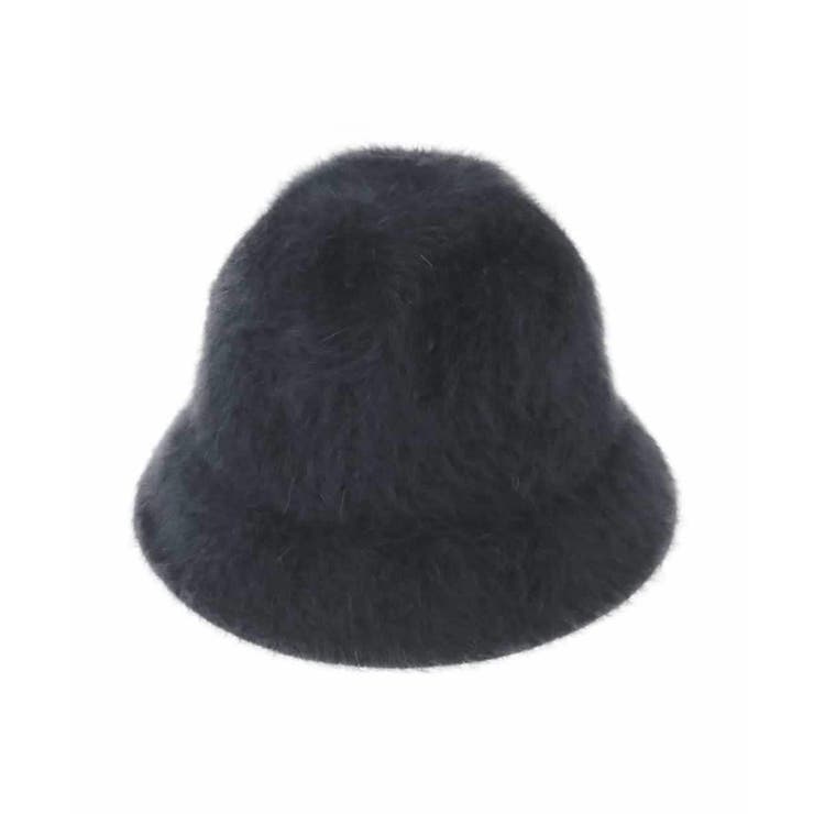 ブラック | ウール混シャギーハット | eur3