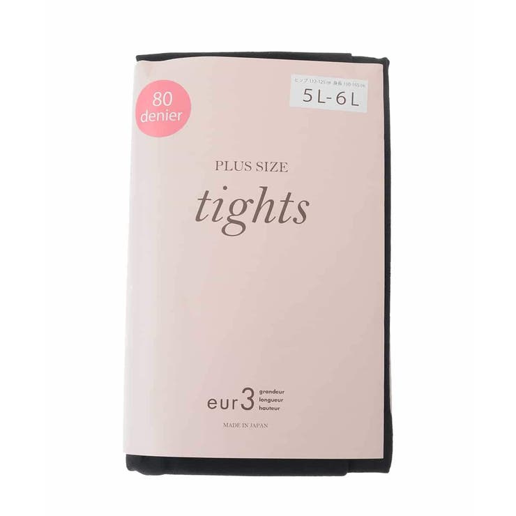 【80デニール】プラスサイズタイツ | eur3 | 詳細画像2 