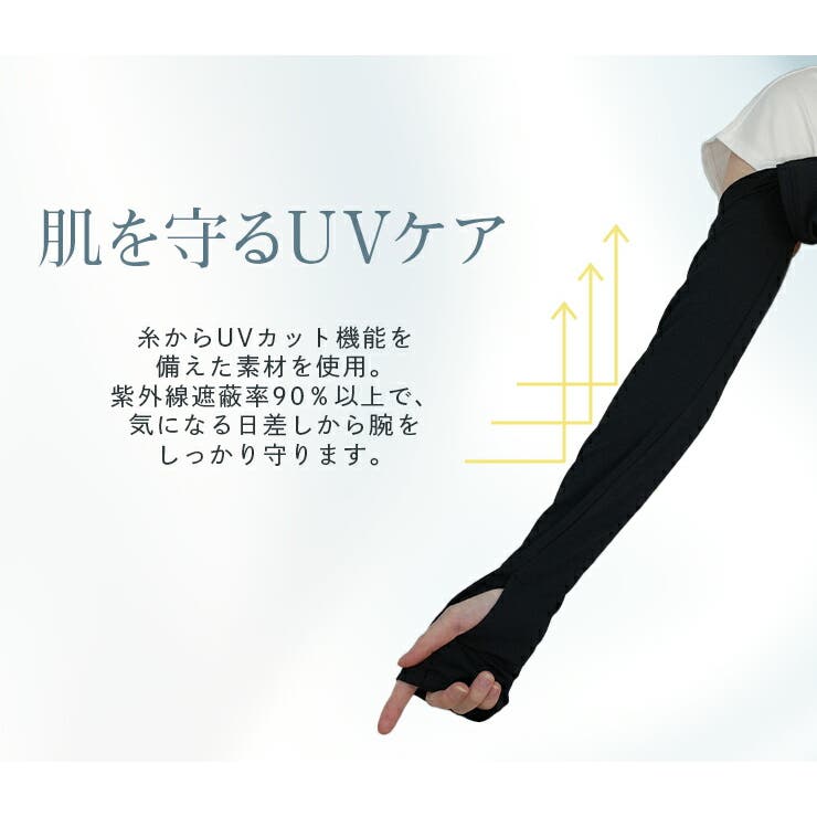 UVカットアームカバー メッシュ 吸汗速乾 | JACONNE | 詳細画像4 
