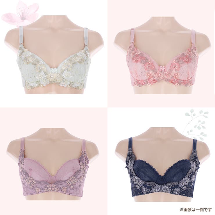 レースデザイン ワイヤー ブラ 3枚セット 福袋 | JACONNE | 詳細画像5 