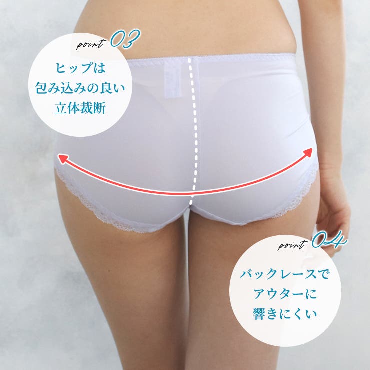 ＼締めつけない／快適レーシーショーツ ストレスフリー | JACONNE | 詳細画像5 