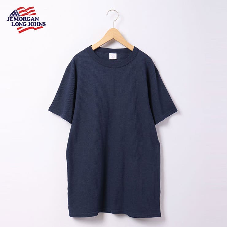 ネイビー | クルーネック半袖Tシャツ | JEMORGAN