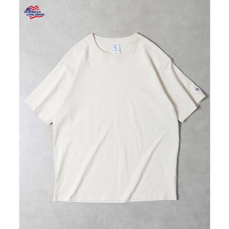 ベージュ2 | 天竺クルーネック無地半袖Tシャツ | JEMORGAN