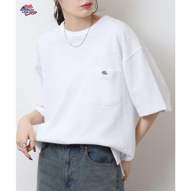 ヘビーウェイトカノコクルーネック半袖ポケットTシャツ | JEMORGAN | 詳細画像2 
