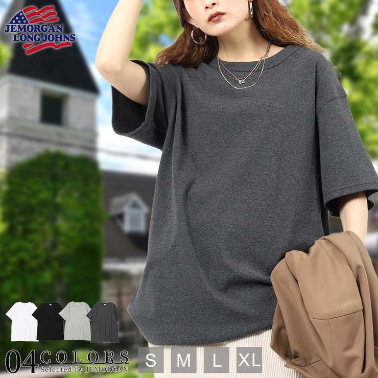 フライス生地クルーネック半袖Tシャツ | JEMORGAN | 詳細画像1 