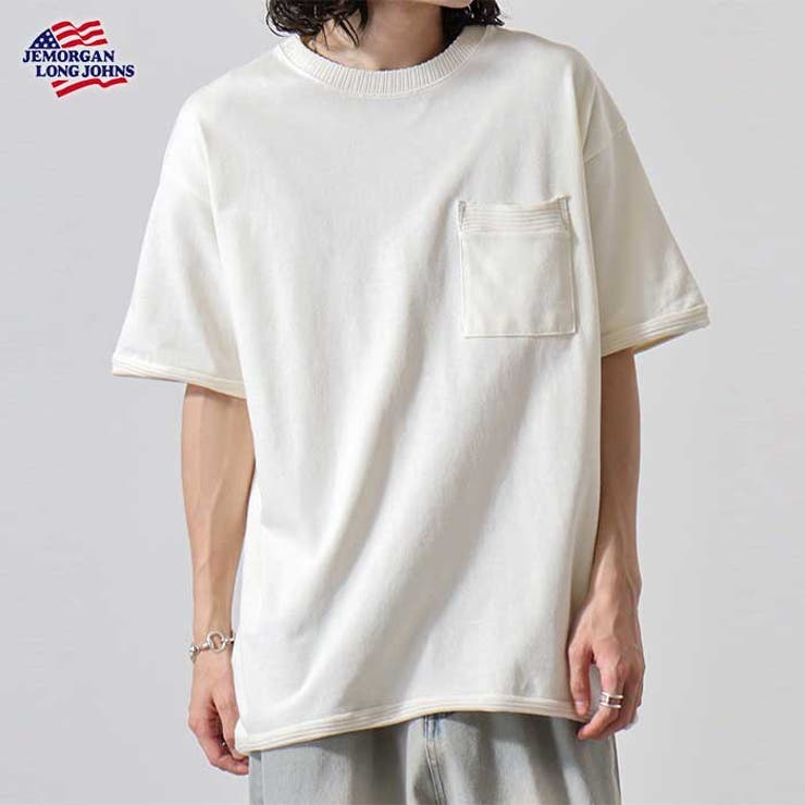 ヘビーウェイト天竺カットオフリブ半袖クルーネックTシャツ | JEMORGAN | 詳細画像2 