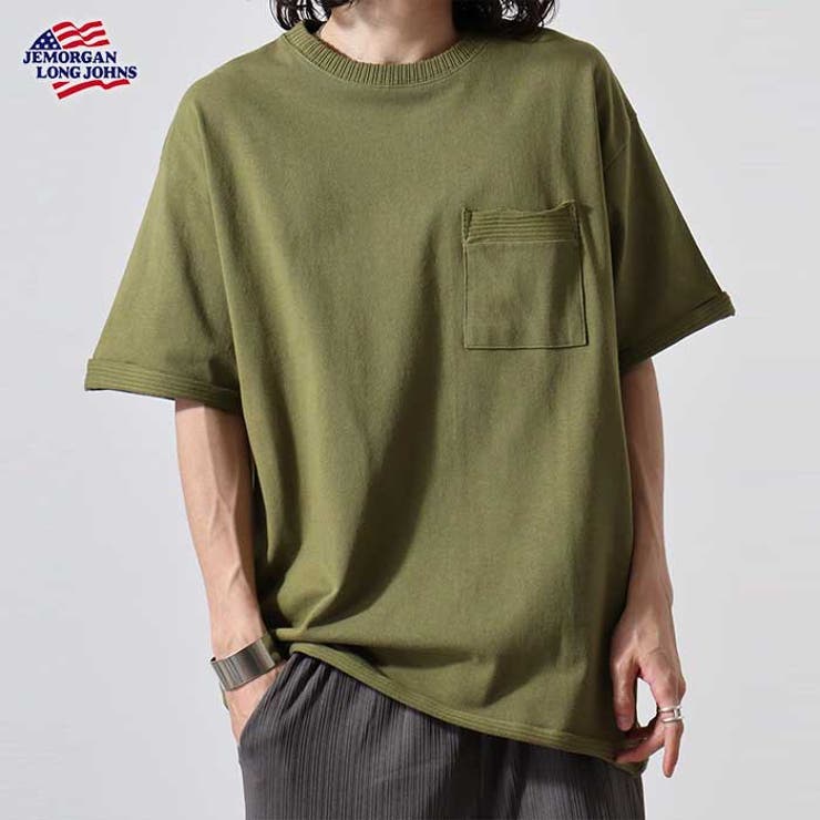 ヘビーウェイト天竺カットオフリブ半袖クルーネックTシャツ | JEMORGAN | 詳細画像8 