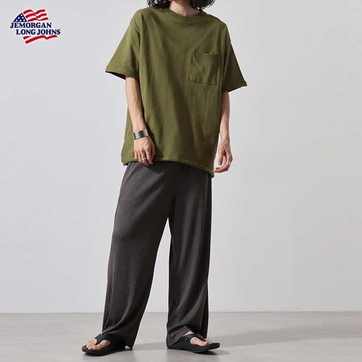ヘビーウェイト天竺カットオフリブ半袖クルーネックTシャツ | JEMORGAN | 詳細画像9 