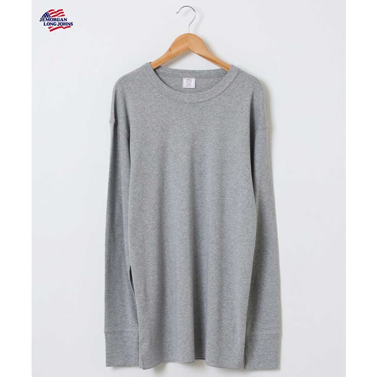 杢グレー | クルーネック長袖Tシャツ | JEMORGAN