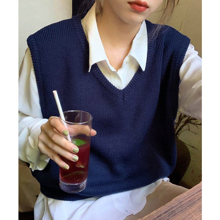 ルーズショートニットベスト | Jewelobe | 詳細画像33 