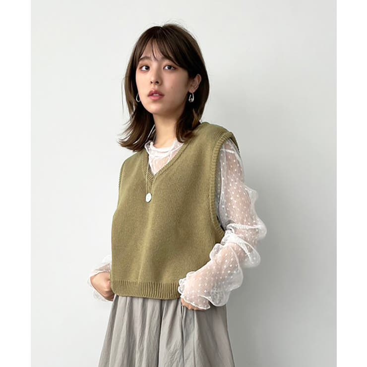 ルーズショートニットベスト | Jewelobe | 詳細画像38 