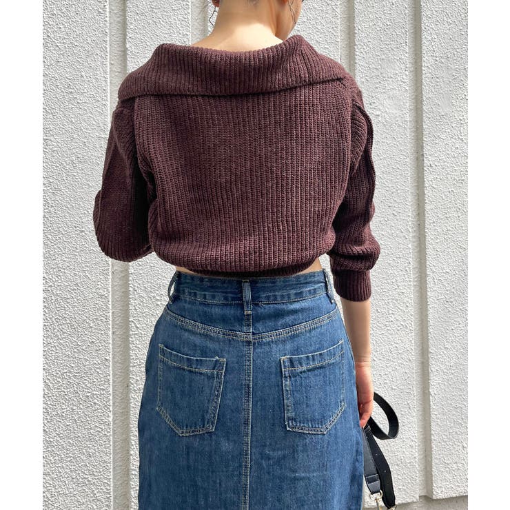 ポロカラーUネック変形ショートプルオーバー | Jewelobe | 詳細画像14 