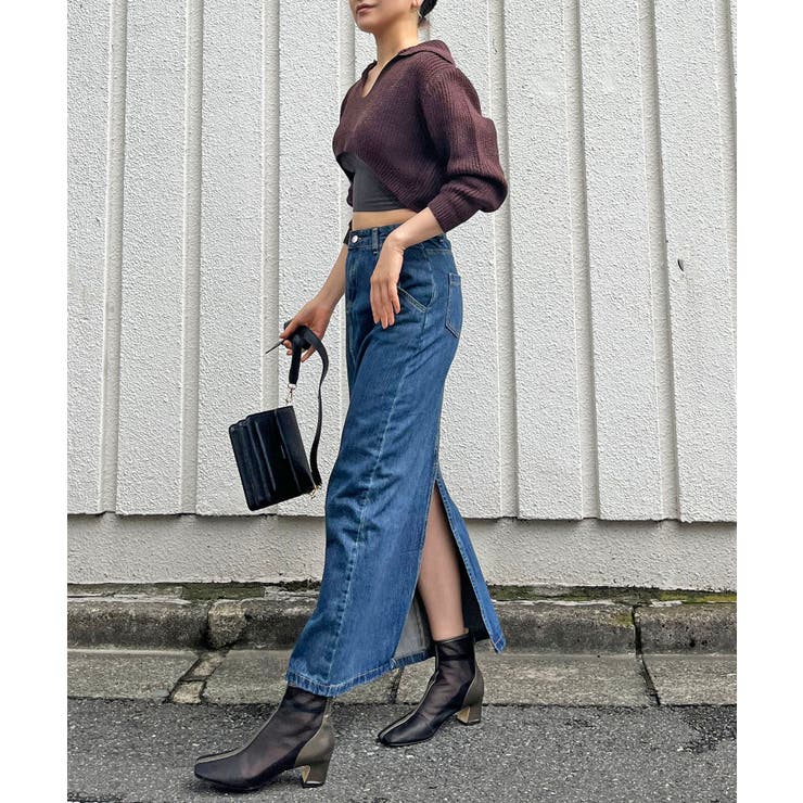 ポロカラーUネック変形ショートプルオーバー | Jewelobe | 詳細画像18 