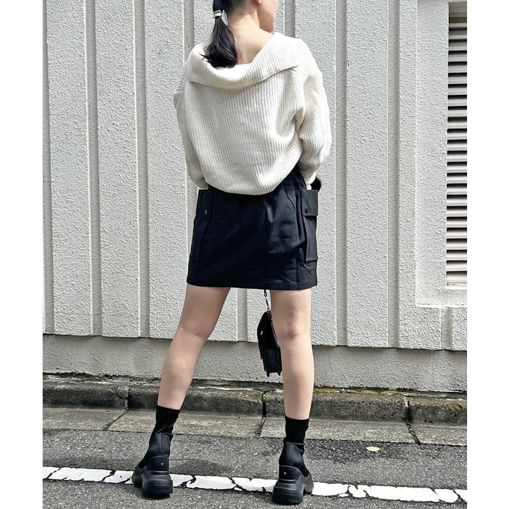 ポロカラーUネック変形ショートプルオーバー | Jewelobe | 詳細画像3 