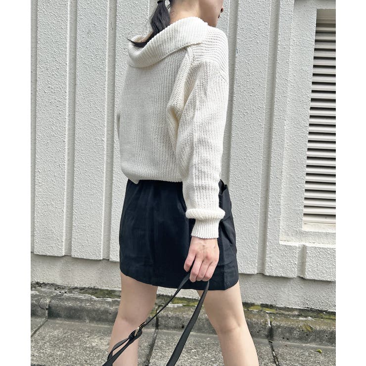 ポロカラーUネック変形ショートプルオーバー | Jewelobe | 詳細画像5 