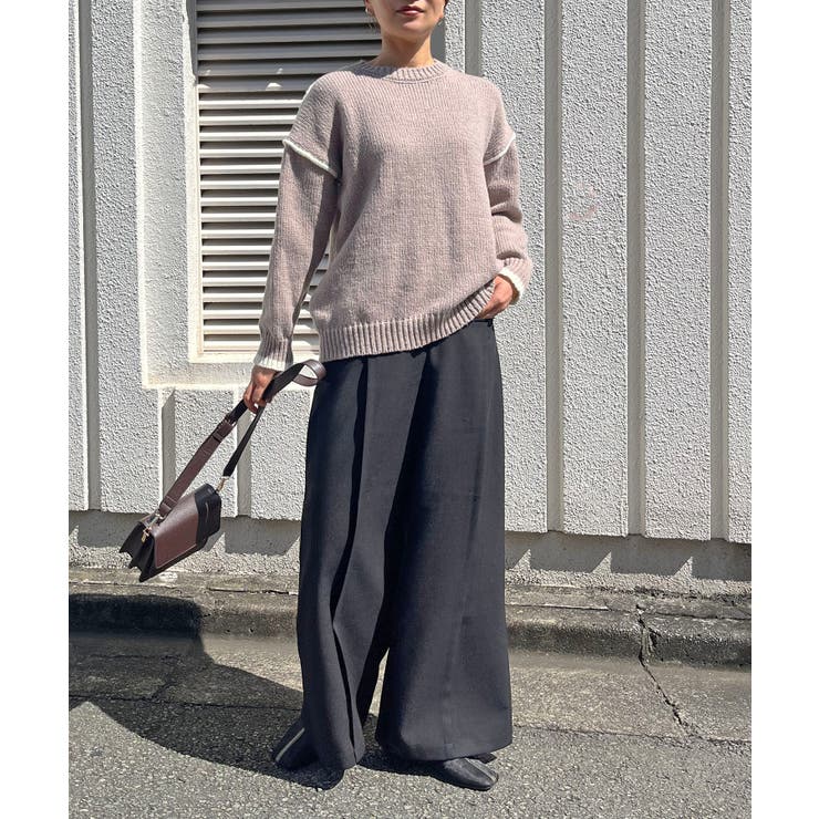 バイカラーニットプルオーバー | Jewelobe | 詳細画像10 