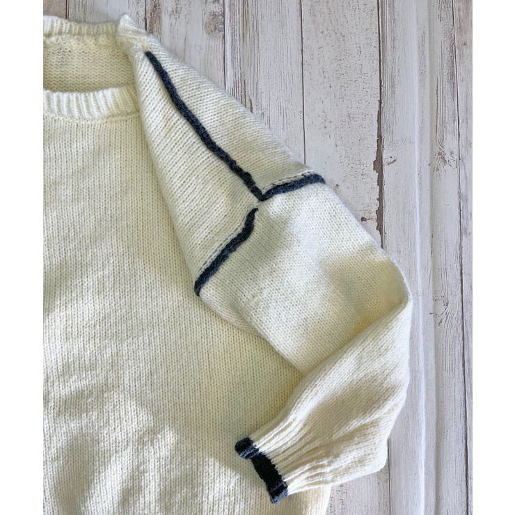 バイカラーニットプルオーバー | Jewelobe | 詳細画像19 