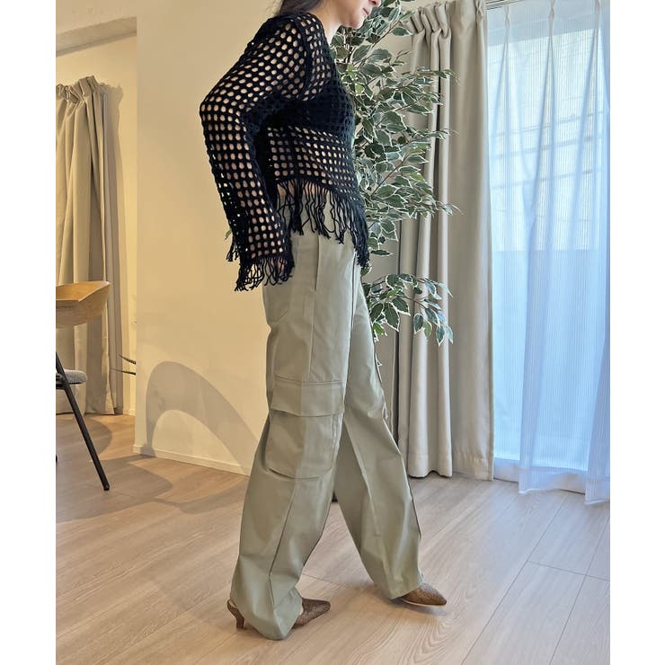 フリンジメッシュトップス | Jewelobe | 詳細画像13 