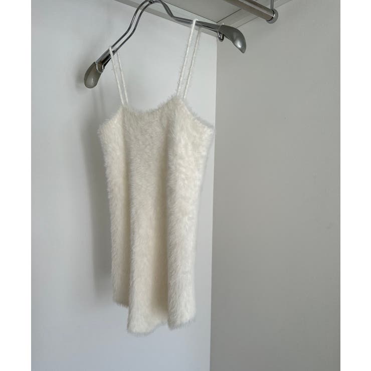 シャギーニットカシュクールボレロ＆イレヘムキャミソールアンサンブル | Jewelobe | 詳細画像42 