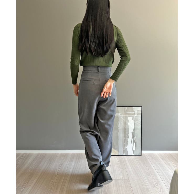 ワイドリブタイトタートルニットトップス | Jewelobe | 詳細画像18 