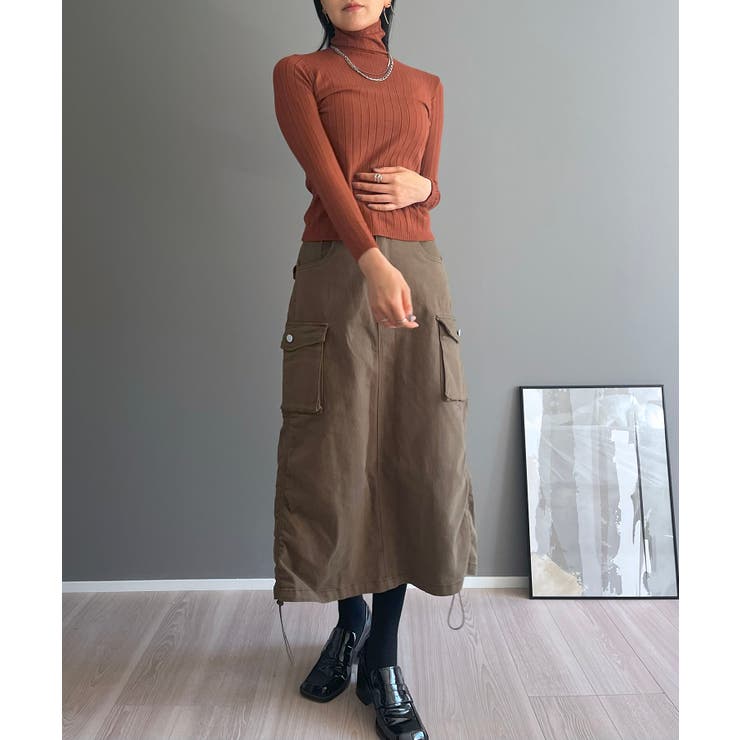 ワイドリブタイトタートルニットトップス | Jewelobe | 詳細画像26 