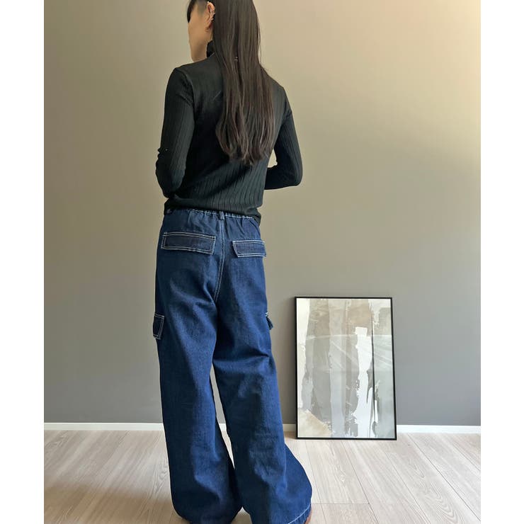 ワイドリブタイトタートルニットトップス | Jewelobe | 詳細画像37 