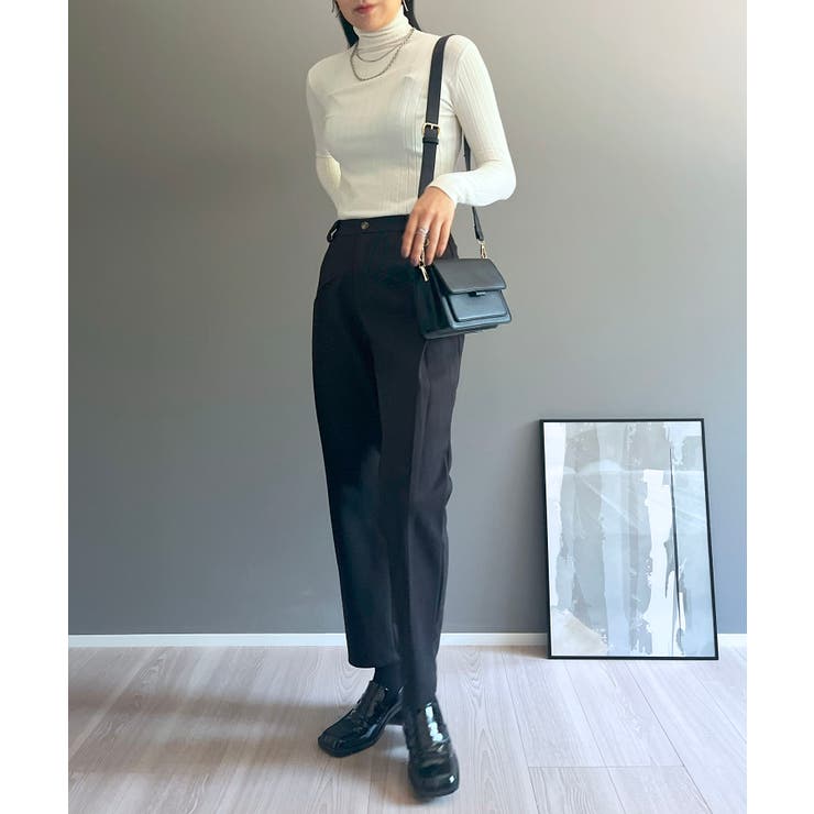 ワイドリブタイトタートルニットトップス | Jewelobe | 詳細画像8 