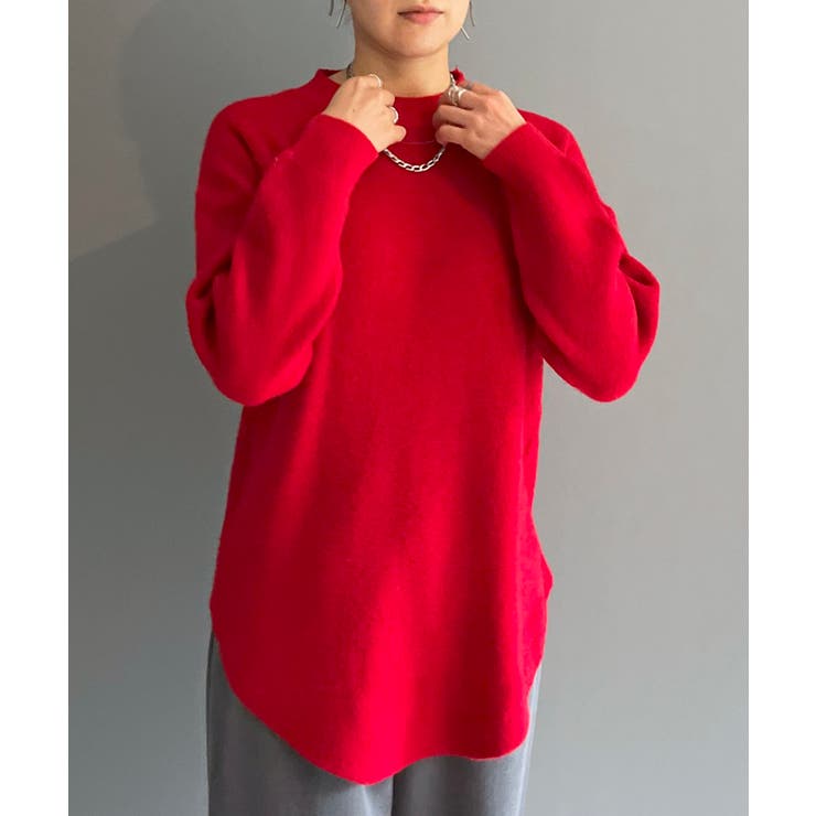 モヘアライクカーブヘムオーバーニット | Jewelobe | 詳細画像15 