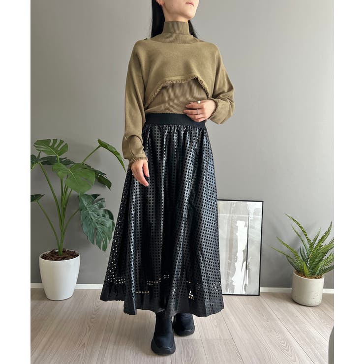 ショートボレロ×ハイネックノースリニット アンサンブル | Jewelobe | 詳細画像17 