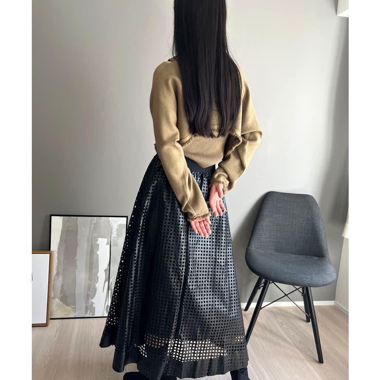 ショートボレロ×ハイネックノースリニット アンサンブル | Jewelobe | 詳細画像19 