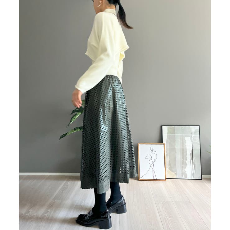 ショートボレロ×ハイネックノースリニット アンサンブル | Jewelobe | 詳細画像7 