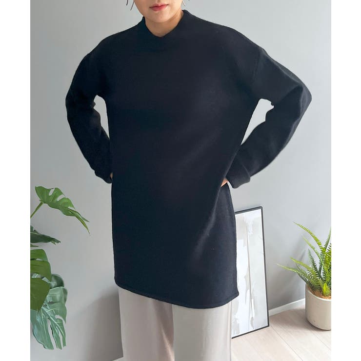 ロールアップスリーブオーバーミドルニット | Jewelobe | 詳細画像22 