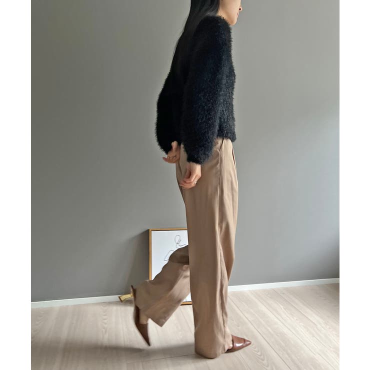 シャロ―Vネックシャギーニットプルオーバー | Jewelobe | 詳細画像35 